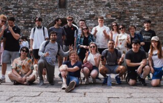 Group of English teachers having fun in China