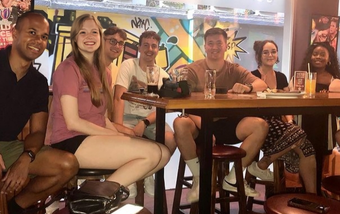 Group of smiling teachers in Shanghai, China