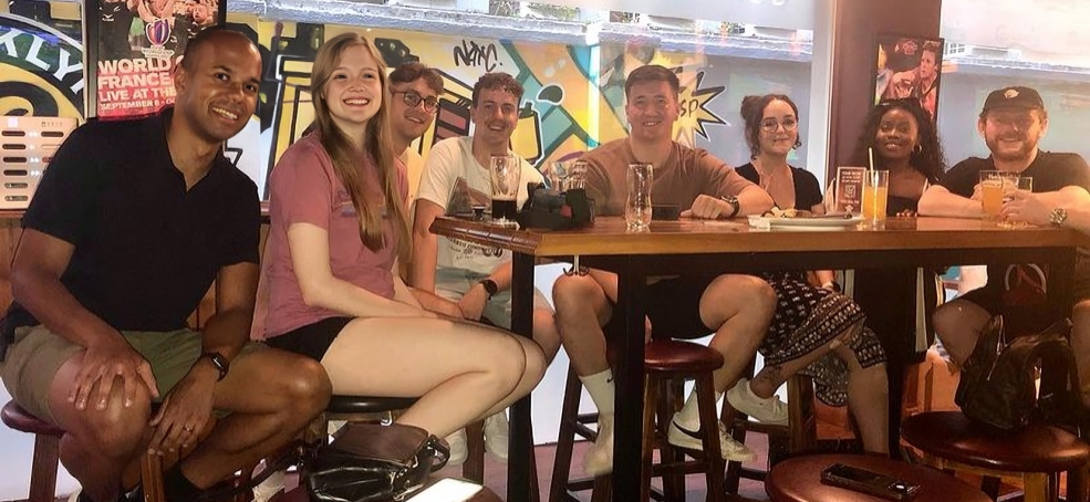 Group of smiling teachers in Shanghai, China
